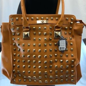 Yoki Large Square Studded Tote